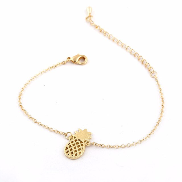 Fashion Minimalist Pineapple Bracelets for Women Dainty Gifts Jewelry Friendship Ananas Bracelet