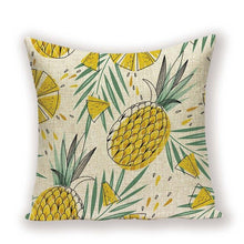 Load image into Gallery viewer, Ananas Cushion Cover Interesting Fruit Pineapple Throw Pillow Case Linen 45 x 45 Custom Living Room Decoration Home Pillow Cases