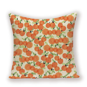 Ananas Cushion Cover Interesting Fruit Pineapple Throw Pillow Case Linen 45 x 45 Custom Living Room Decoration Home Pillow Cases