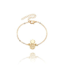 Load image into Gallery viewer, Korean New Summer Fruits Simple Hollow Pineapple Ananas Bracelets For Women Fashion Plants Jewelry For Girls Gifts Pulseira