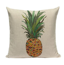 Load image into Gallery viewer, Pineapple Pillow Case Tropical Style Linen ananas Almofadas 45Cmx45Cm Cushion Cover Square Promotion Home Decor Almofadas Fundas