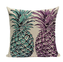 Load image into Gallery viewer, Pineapple Pillow Case Tropical Style Linen ananas Almofadas 45Cmx45Cm Cushion Cover Square Promotion Home Decor Almofadas Fundas