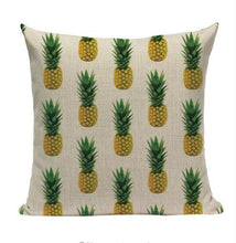 Load image into Gallery viewer, Pineapple Pillow Case Tropical Style Linen ananas Almofadas 45Cmx45Cm Cushion Cover Square Promotion Home Decor Almofadas Fundas