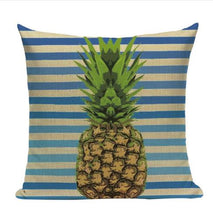 Load image into Gallery viewer, Pineapple Pillow Case Tropical Style Linen ananas Almofadas 45Cmx45Cm Cushion Cover Square Promotion Home Decor Almofadas Fundas