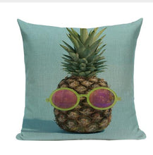 Load image into Gallery viewer, Pineapple Pillow Case Tropical Style Linen ananas Almofadas 45Cmx45Cm Cushion Cover Square Promotion Home Decor Almofadas Fundas