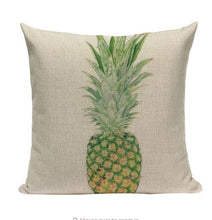 Load image into Gallery viewer, Pineapple Pillow Case Tropical Style Linen ananas Almofadas 45Cmx45Cm Cushion Cover Square Promotion Home Decor Almofadas Fundas