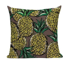 Load image into Gallery viewer, Pineapple Pillow Case Tropical Style Linen ananas Almofadas 45Cmx45Cm Cushion Cover Square Promotion Home Decor Almofadas Fundas