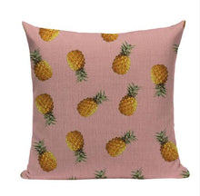 Load image into Gallery viewer, Pineapple Pillow Case Tropical Style Linen ananas Almofadas 45Cmx45Cm Cushion Cover Square Promotion Home Decor Almofadas Fundas