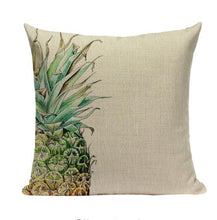 Load image into Gallery viewer, Pineapple Pillow Case Tropical Style Linen ananas Almofadas 45Cmx45Cm Cushion Cover Square Promotion Home Decor Almofadas Fundas