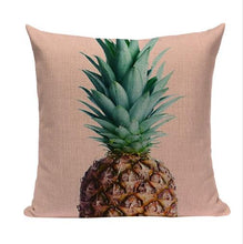 Load image into Gallery viewer, Pineapple Pillow Case Tropical Style Linen ananas Almofadas 45Cmx45Cm Cushion Cover Square Promotion Home Decor Almofadas Fundas