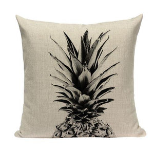 Pineapple Pillow Case Tropical Style Linen ananas Almofadas 45Cmx45Cm Cushion Cover Square Promotion Home Decor Almofadas Fundas