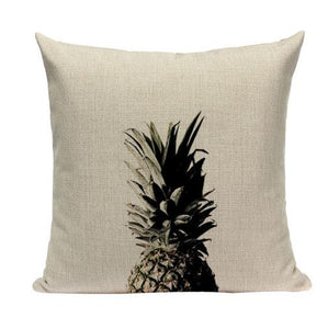 Pineapple Pillow Case Tropical Style Linen ananas Almofadas 45Cmx45Cm Cushion Cover Square Promotion Home Decor Almofadas Fundas