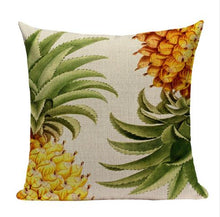 Load image into Gallery viewer, Pineapple Pillow Case Tropical Style Linen ananas Almofadas 45Cmx45Cm Cushion Cover Square Promotion Home Decor Almofadas Fundas