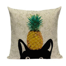 Load image into Gallery viewer, Pineapple Pillow Case Tropical Style Linen ananas Almofadas 45Cmx45Cm Cushion Cover Square Promotion Home Decor Almofadas Fundas