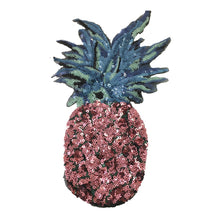 Load image into Gallery viewer, Sew On Sequin Pineapple Patch Anana Applique Beaded Fruit Patches For Clothing Jeans Paillette Appliques Parches 16x27cm AC1043